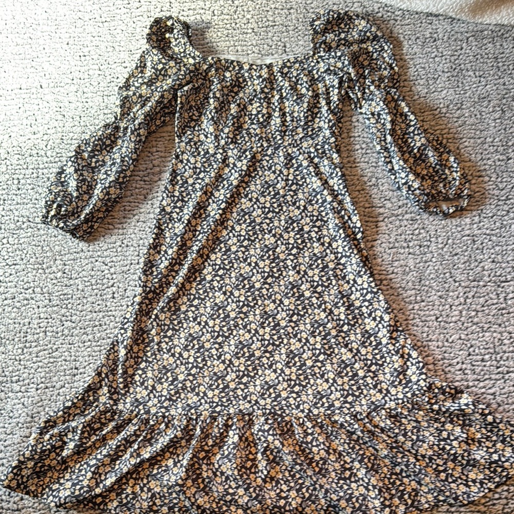 Floral Print Women's Dress